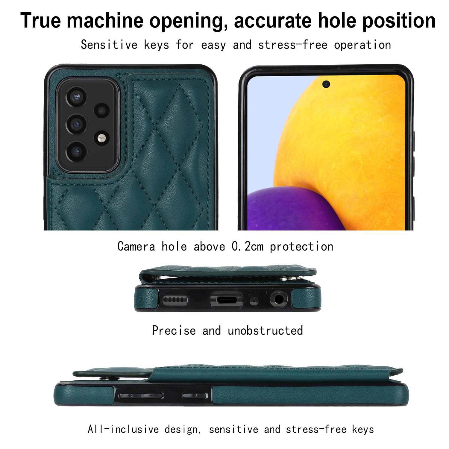 For Samsung Galaxy A52 4G / 5G / A52s 5G RFID Blocking Phone Case Card Holder Leather TPU Kickstand Cover For Samsung Galaxy A52 4G / 5G / A52s 5G RFID Blocking Phone Case Card Holder Leather TPU Kickstand Cover